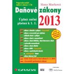 Marková Hana - Daňové zákony 2013 -- úplná znění platná k 1. 1. 2013 – Hledejceny.cz