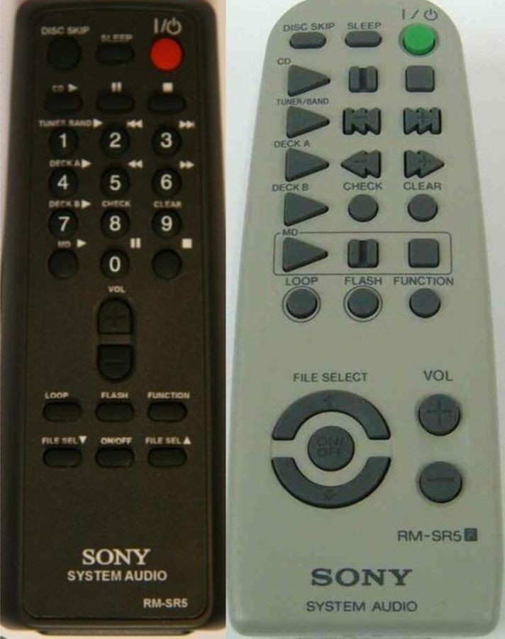 Dálkový ovladač General Sony RM-SR5