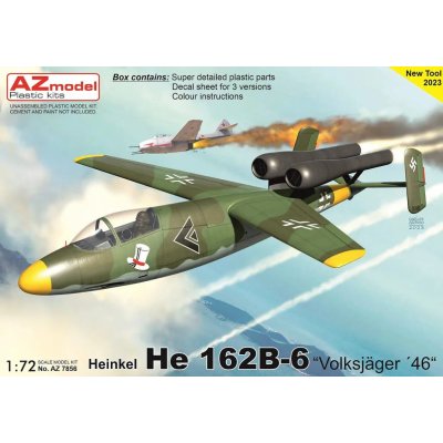 AZ Model AZ7856 Heinkel He 162B 6 Volkjäger 46 1:72