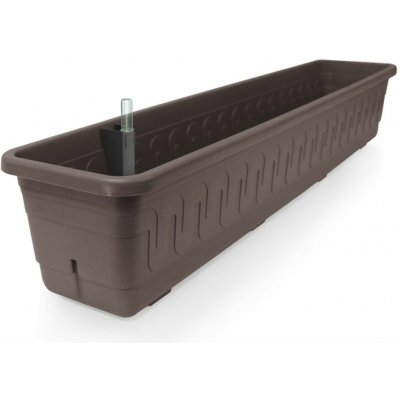 Plastkon Fantazie Smart samozavlažovací truhlík 60 cm hnědý – Zboží Mobilmania