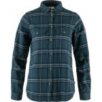 Fjällräven Övik Heavy Flannel Shirt W Indigo Blue-Dark Navy – Zbozi.Blesk.cz