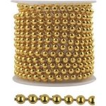 Anděl Dekorační plastový řetízek - zlatý - 3 m - 2087 – Zbozi.Blesk.cz