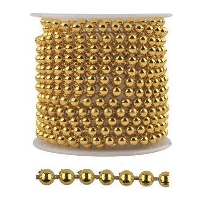 Anděl Dekorační plastový řetízek - zlatý - 3 m - 2087 – Zbozi.Blesk.cz