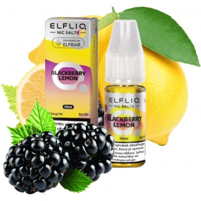 Elfliq Nic SALT Blackberry Lemon 10 ml 10 mg – Zbozi.Blesk.cz