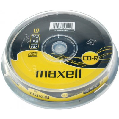 Maxell CD-R 700MB 52x, 25ks (628522) – Zboží Živě