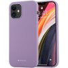 Pouzdro a kryt na mobilní telefon Apple Pouzdro Mercury iPhone 12 mini Silicone Purple