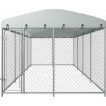zahrada-XL Venkovní psí kotec se střechou 800 x 400 x 230 cm – Zboží Dáma