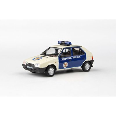 Abrex Model škoda Favorit 136L 1988 Městská Policie Praha 1:43 – Zboží Mobilmania