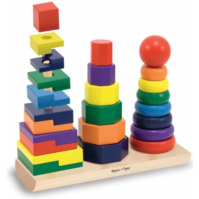 Melissa & Doug geometrické skládací kostky – Zboží Mobilmania