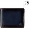 Peněženka Značková tenká pánská modrá peněženka Visconti GPPN301