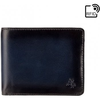 Značková tenká pánská modrá peněženka Visconti GPPN301