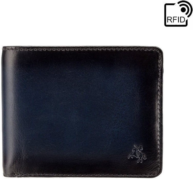 Značková tenká pánská modrá peněženka Visconti GPPN301