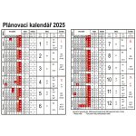 Roční plánovací karta formát A5 2025 – Hledejceny.cz