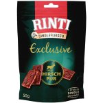 RINTI Exclusive Snack jeden druh masa jelení 9 x 50 g