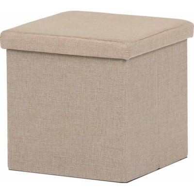 Autronic TAB-461 CRM2 Taburet s úložným prostorem, látka krémová – Zboží Dáma