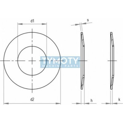 Talířová pružina DIN 2093 40,0x14,2x1,25 – Hledejceny.cz