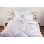 JAN peří Deka prošívaná péřová husí drané peří 5/95 bílá 140x200 – Zboží Dáma
