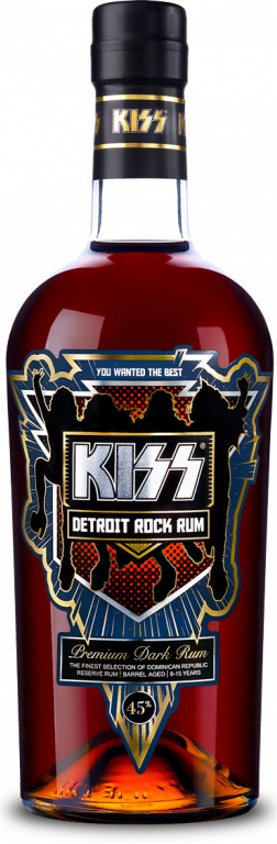 Kiss Detroit Rock 45% 0,7 l (holá láhev)