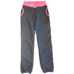 Šijeme Pro Vás dětské kalhoty micropeach šedá s neonově růžovou – Hledejceny.cz