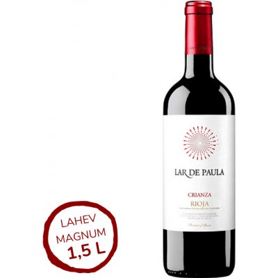 Lar de Paula Crianza Magnum suché červené 2018 13,5% 1,5 l (holá láhev) – Hledejceny.cz
