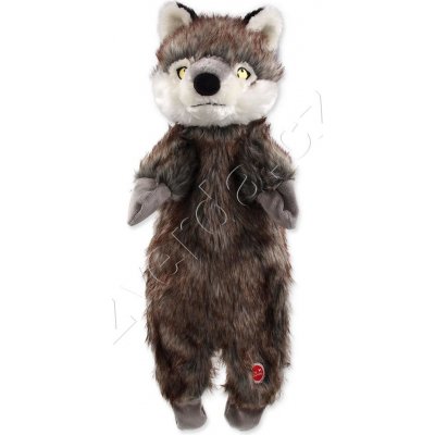 Dog Fantasy Skinneeez vlk plyšový 50 cm – Zboží Mobilmania