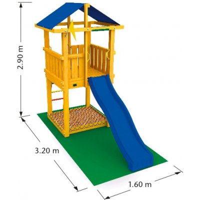 Jungle hrací sestava HUT bez skluzavky – Zboží Mobilmania