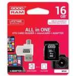 Goodram microSDHC 16 GB UHS-I U1 M1A4-0160R11 – Zboží Mobilmania