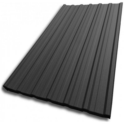 Blachotrapez T18 Plus 0,5 x 1173 x 2000 mm Pladur Wrinkle MAT TK černá 1 ks – Sleviste.cz