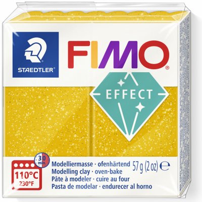 FIMO Staedtler Effect se třpytkami 56 g zlatá – Zboží Mobilmania