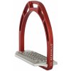 Doplněk k jezdeckým sedlům Acavallo Třmeny Arco Evolution Alupro Aluminium red 13 cm