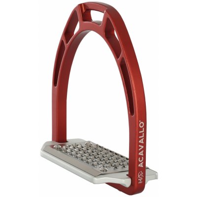 Acavallo Třmeny Arco Evolution Alupro Aluminium 13cm red ONE – Zboží Mobilmania