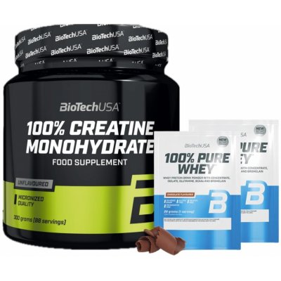 BioTech USA Creatine Monohydrate 300 g – Zboží Dáma
