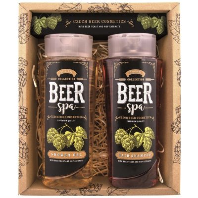 BC Bohemia Beer Spa sprchový gel 250 ml + vlasový šampon 250 ml dárková sada