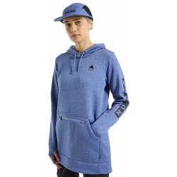 Burton WOMEN' OAK LONG PULLOVER HOODIE SLATE BLUE HEATHER