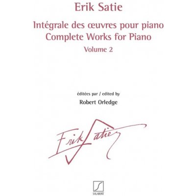 Erik Satie Complete Works For Piano 2 noty na klavír