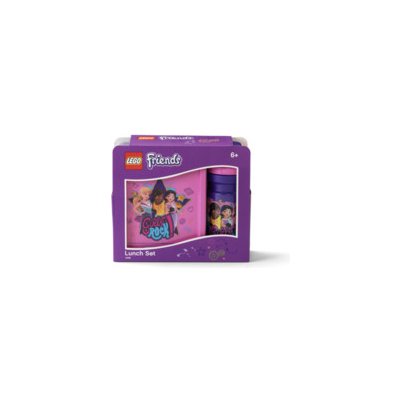 LEGO® Friends Girls Rock svačinový set (láhev a box) - fialová – Zbozi.Blesk.cz