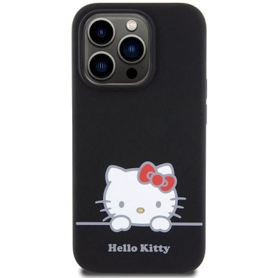 Hello Kitty Liquid Silicone Daydreaming Logo iPhone 15 Pro Black – Zbozi.Blesk.cz