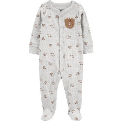 CARTER'S Overal na druky Sleep&Play Gray Animal kluk – Zboží Dáma