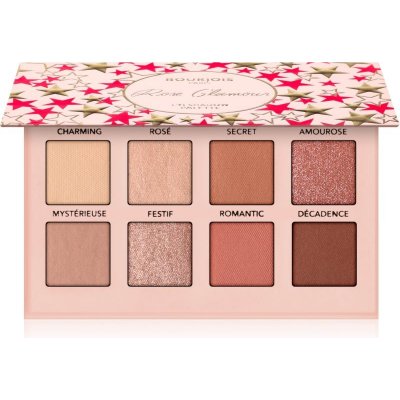 Bourjois Paris Rose Glamour Eyeshadow Palette paletka očních stínů 6,8 g – Sleviste.cz