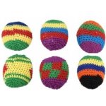 Hakysák míček footbag 6cm háčkovaný textilní v boxu – Zboží Mobilmania