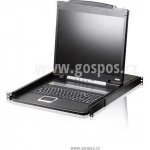 Aten CL-1000N KVM Console LCD 19'' + keyboard + touchpad 19'' 1U – Zboží Živě