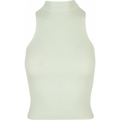 Ladies Short Rib Knit Turtleneck lightmint