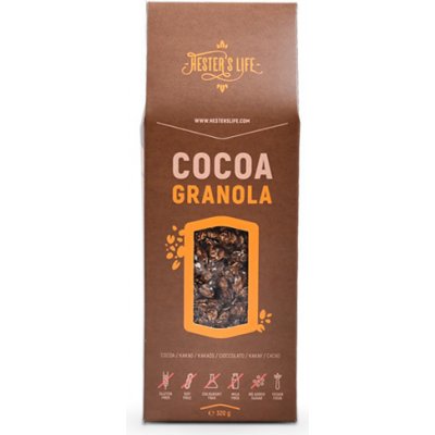 Hester's Life Cocoa Granola - kakaová granola 320 g
