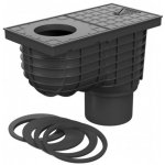 Geiger Lapač střešních splavenin 110 spodní černý – Sleviste.cz