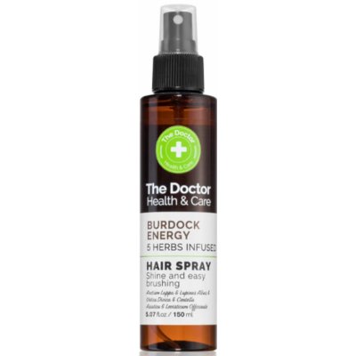 The Doctor Burdock Energy 5 Herbs Infused bezoplachový sprej na vlasy 150 ml