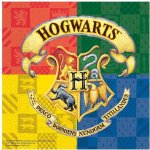 Procos papírové ubrousky Harry Potter Hogwarts Houses 33x33cm 20ks – Hledejceny.cz