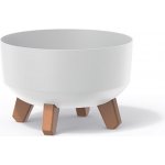 Prosperplast Květináč GRACIA TUBUS bílý 29,8cm – Sleviste.cz