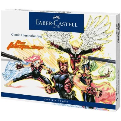Faber-Castell Kreativní sada Comic Illustration set 15ks – Hledejceny.cz