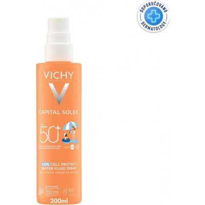 Vichy Capital Soleil Fluid Kids spray SPF50+ 200 ml – Sleviste.cz
