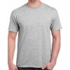 Pánské Tričko Vysokogramážové bavlněné bezešvé triko Gildan Hammer 200 g/m šedá melír
